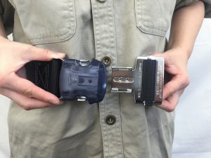 ワンタッチ式の安全帯 一般高所用安全帯(胴ベルト式)編